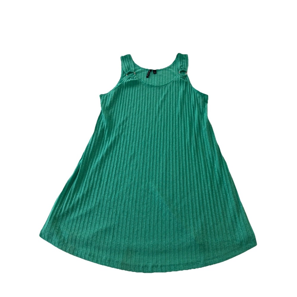 Porto Cruz Teal Tank Dress Size Small Beach Cover Up Swim Sleeveless
